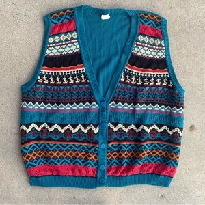 Vintage Women’s Sweater Vest Size 3X